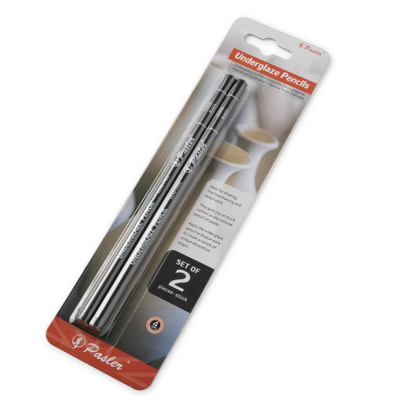 PUp0602 Underglaze pencils pack of 2 Black