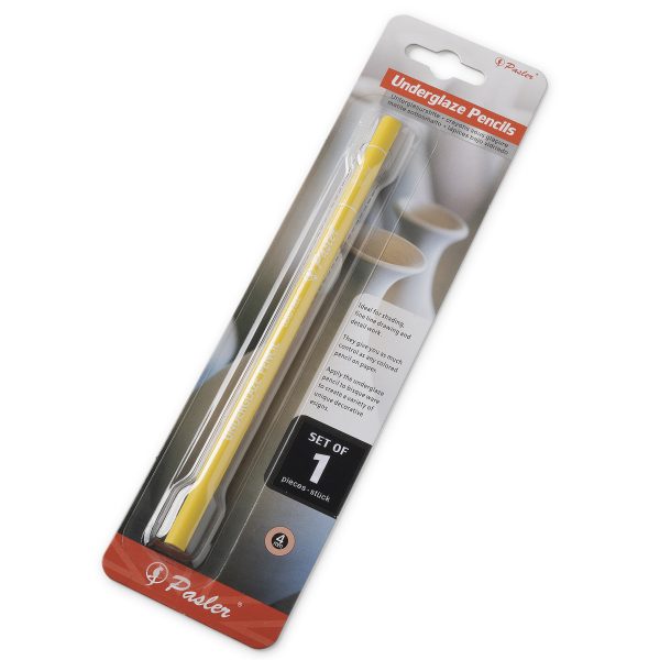 Underglaze pencils pack of 1 Yellow