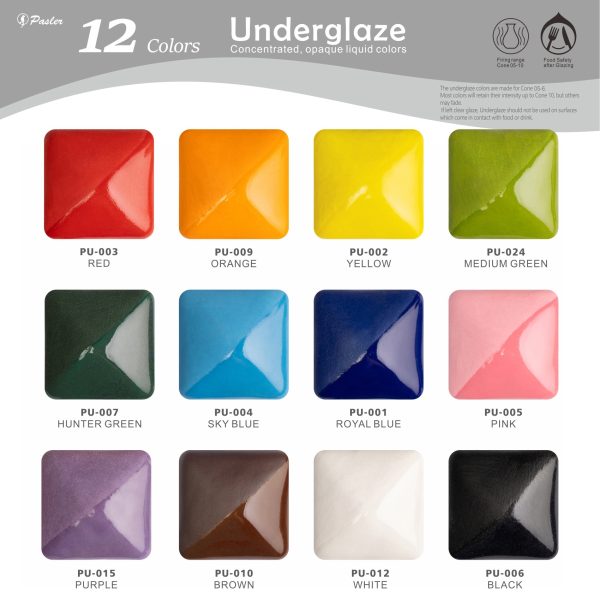 Underglaze,12-Color
