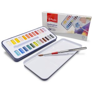 Underglaze Semi-moist Watercolor Set - 24 color